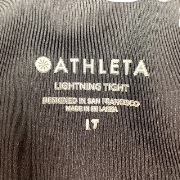 Athleta Lightning Tight Black Leggings - Picture 9 of 10